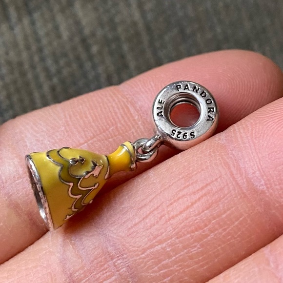 Retired Pandora Disney Beauty and the Beast Belle's
Dress Dangle Charm EUC - Picture 7 of 9